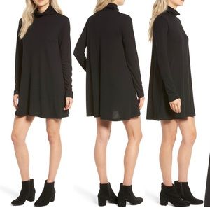 Turtleneck Swing Dress